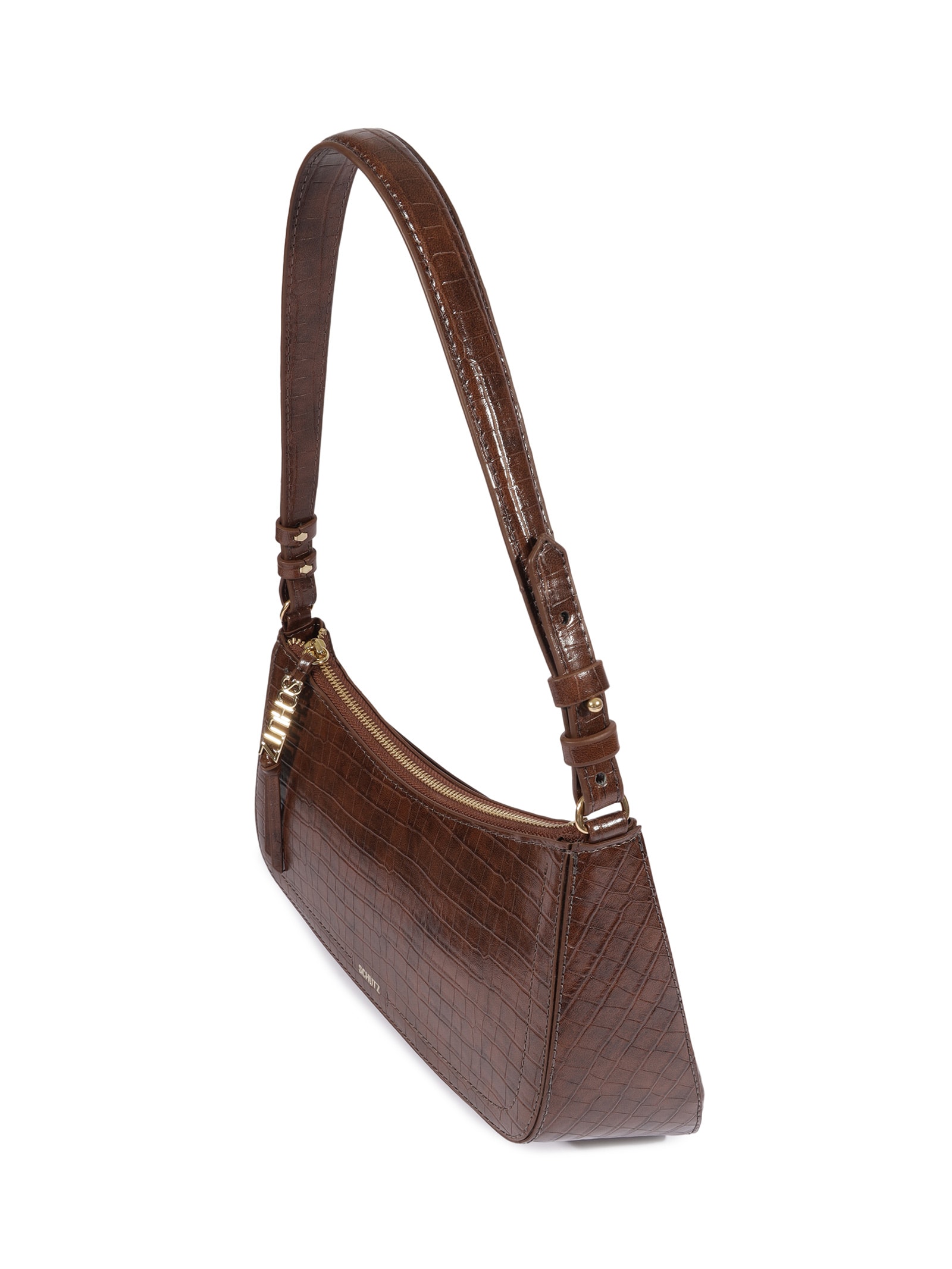 Bolsa Feminina Tina Shoulder Média Marrom Schutz