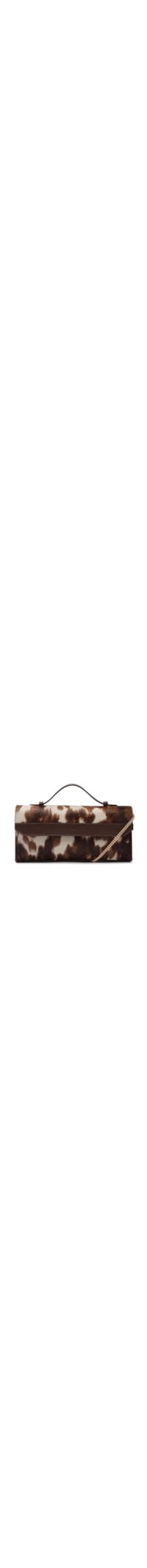 Bolsa Feminina Tiracolo Acamurçada Grande Corrente - Animal Print