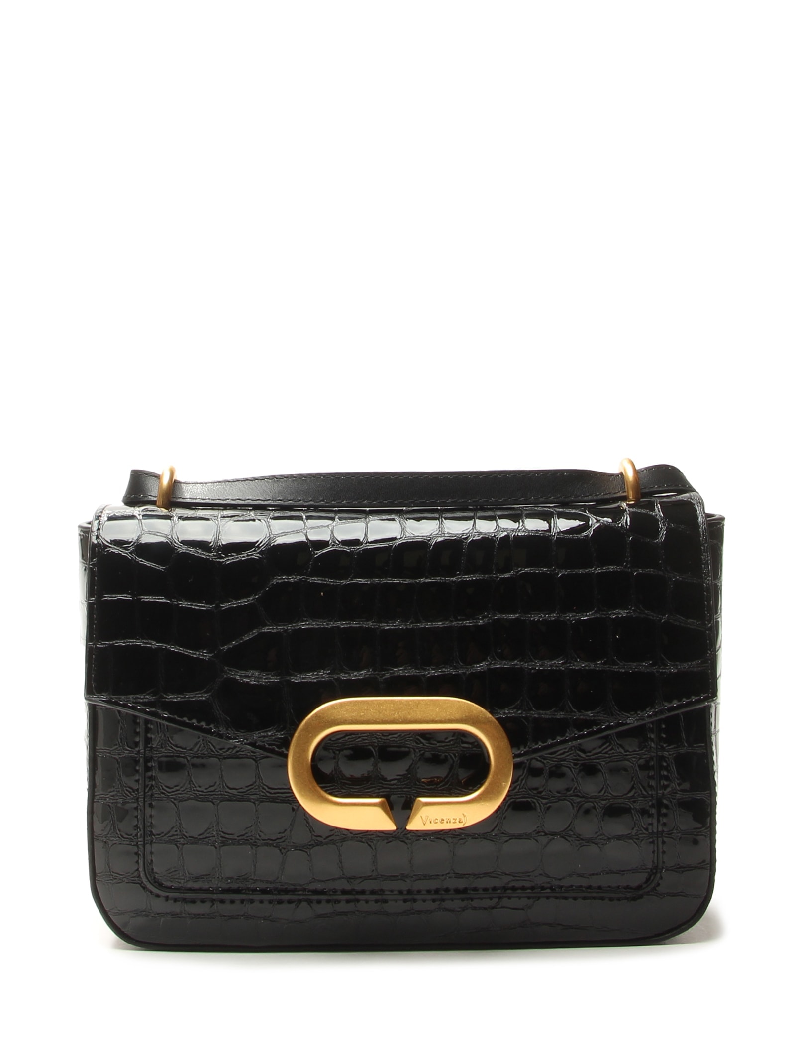 Bolsa Feminina Tiracolo Beatriz Média Preto Vicenza