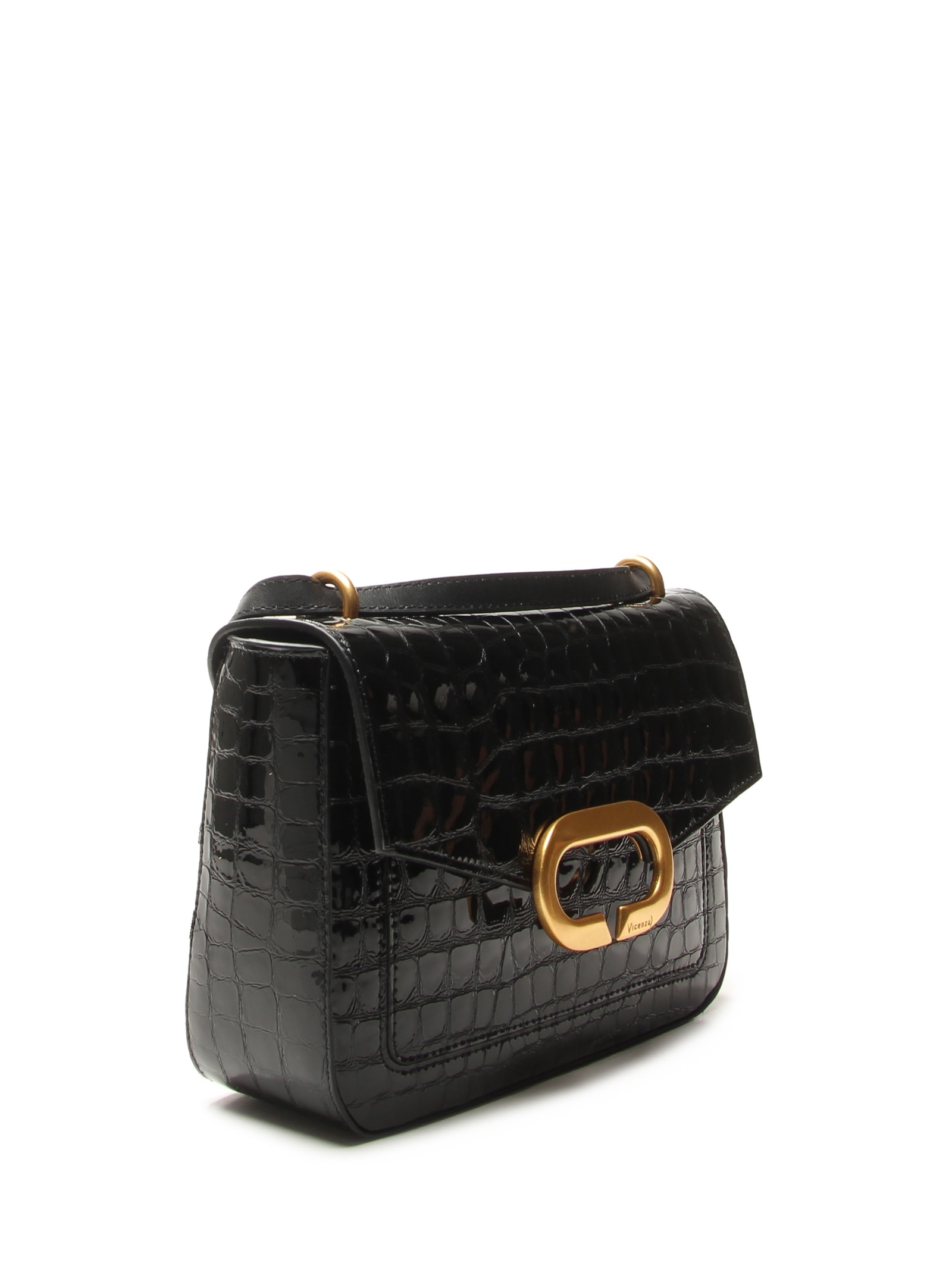 Bolsa Feminina Tiracolo Beatriz Média Preto Vicenza