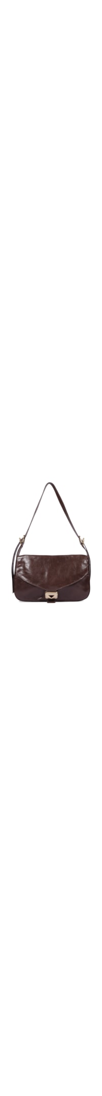 Bolsa Feminina Tiracolo Broken Leather - Marrom