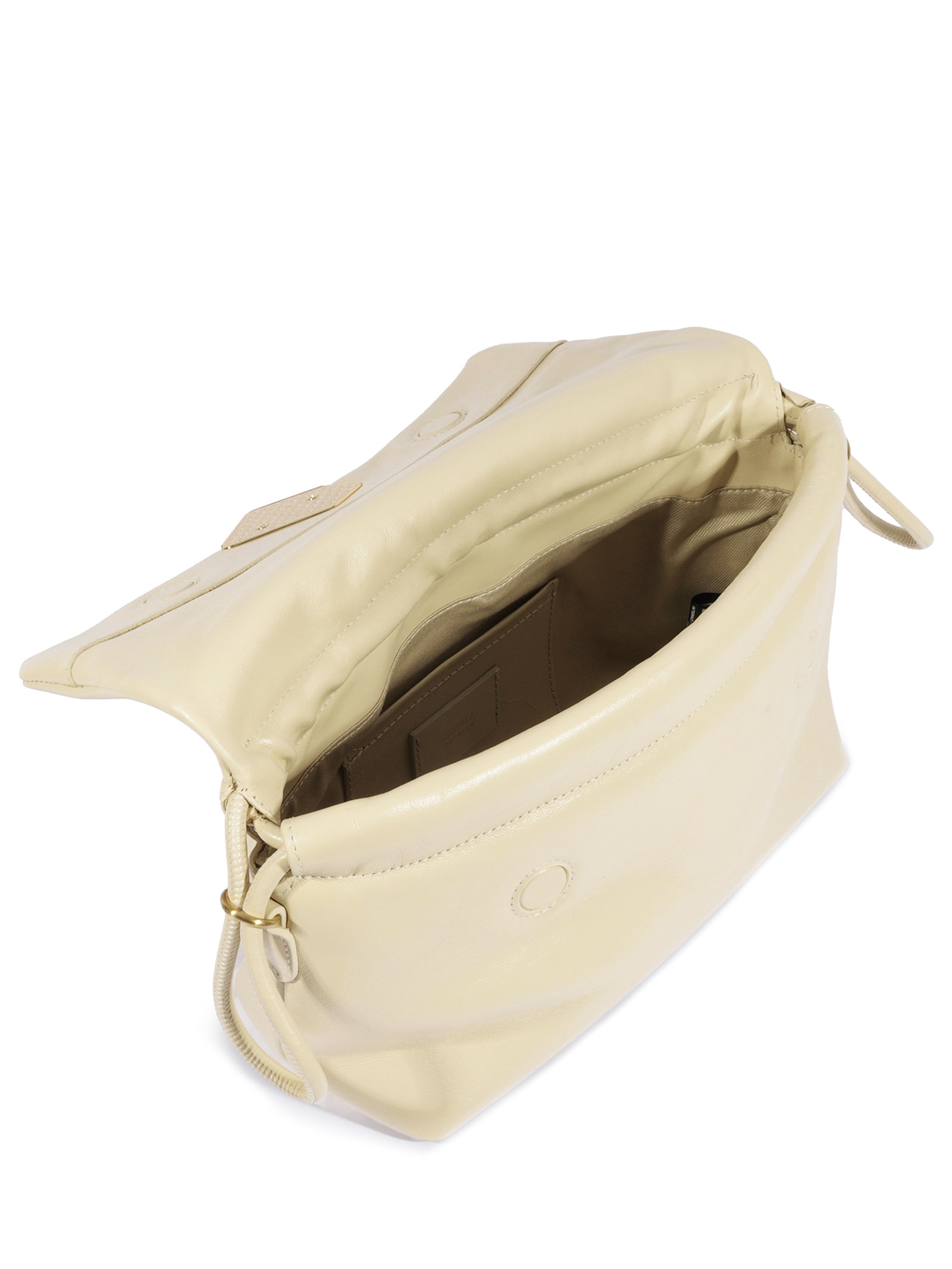 Bolsa Feminina Tiracolo Bubble Couro Branco Schutz