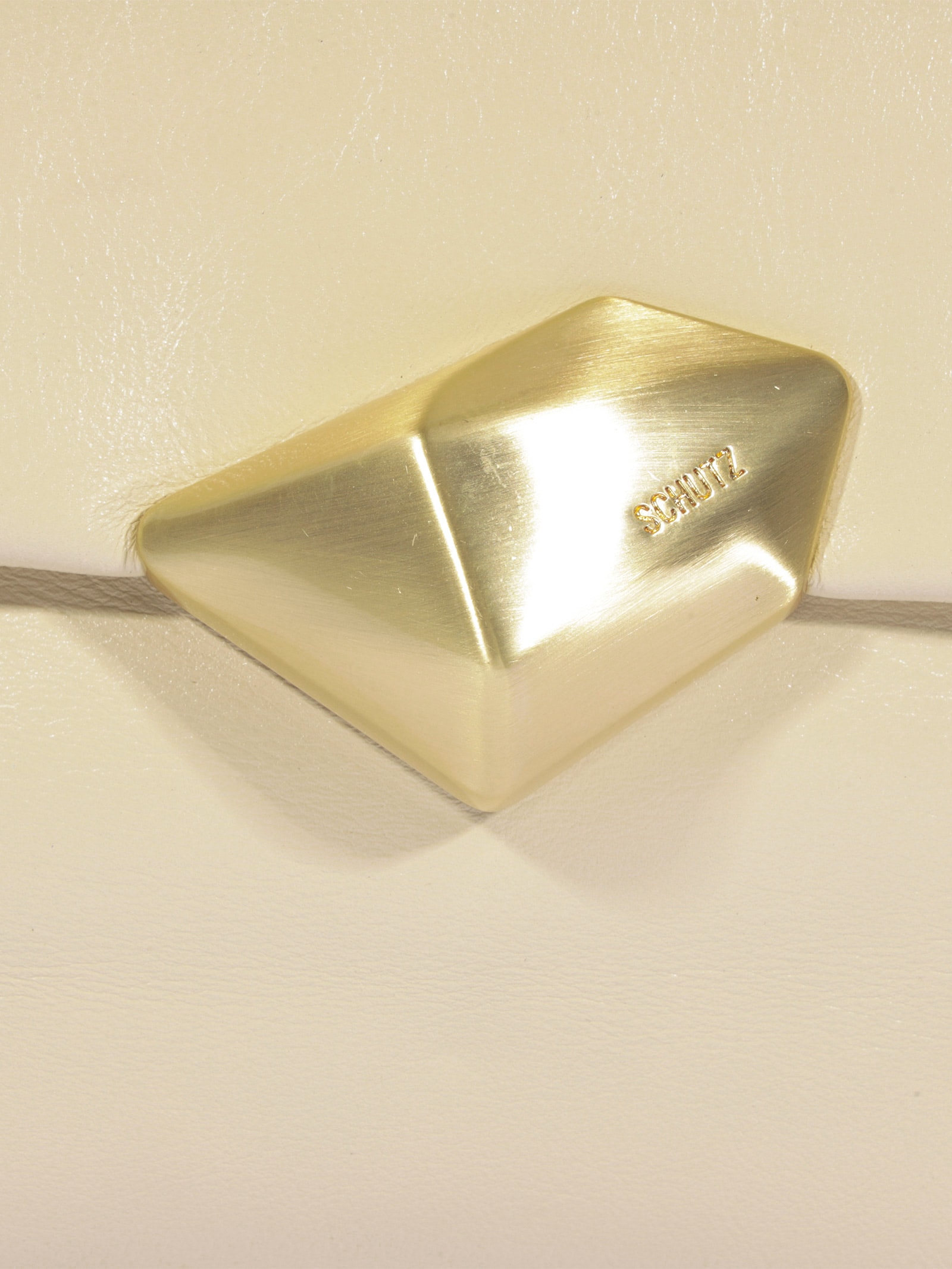 Bolsa Feminina Tiracolo Bubble Couro Branco Schutz