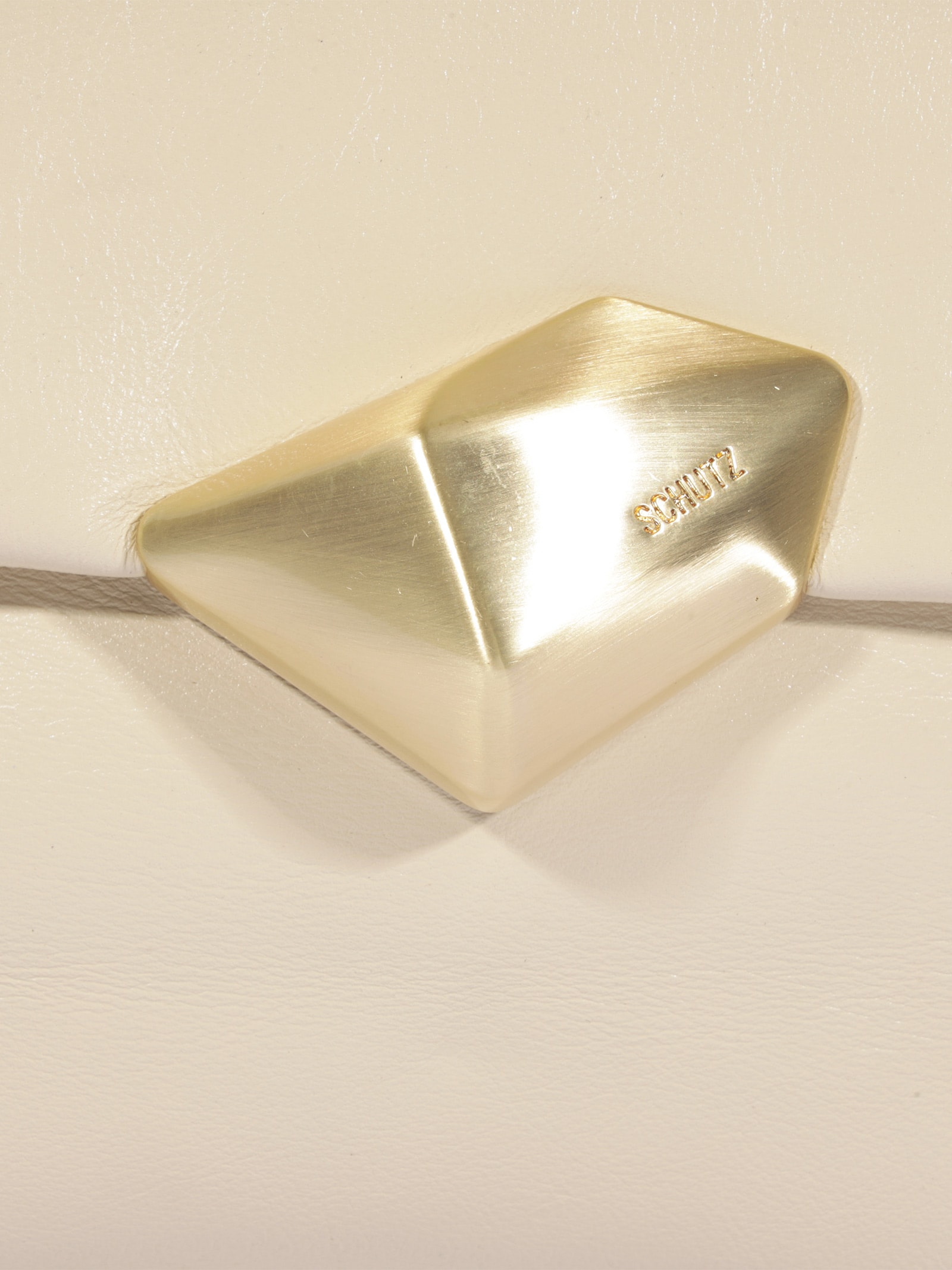 Bolsa Feminina Tiracolo Bubble Couro Branco Schutz