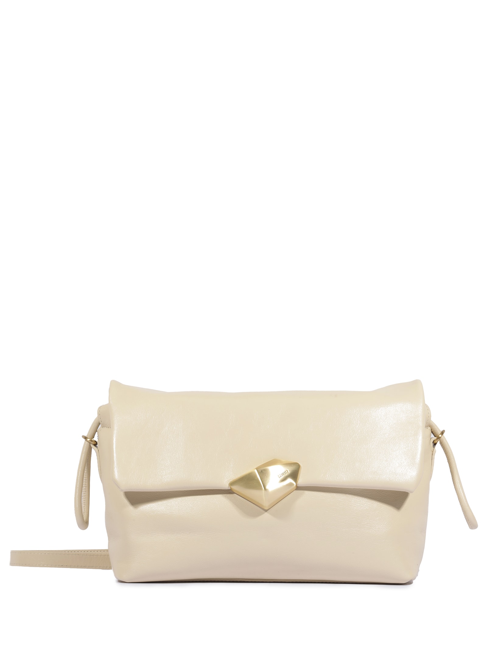 Bolsa Feminina Tiracolo Bubble Couro Branco Schutz