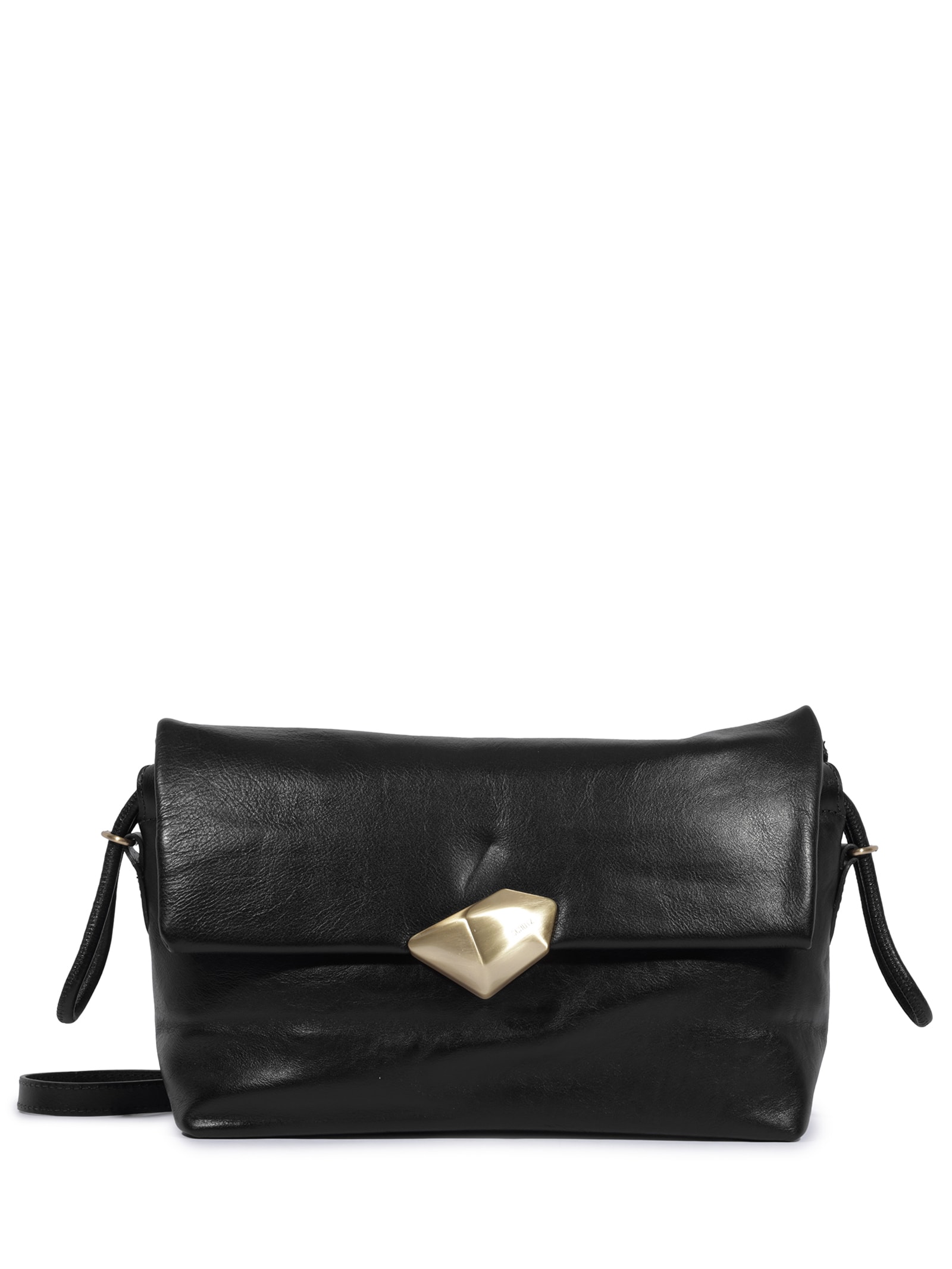 Bolsa Feminina Tiracolo Bubble Couro Preto Schutz