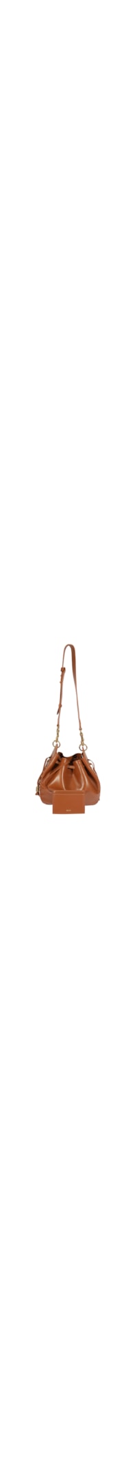 Bolsa Feminina Tiracolo Bucket Hazel Couro - Marrom