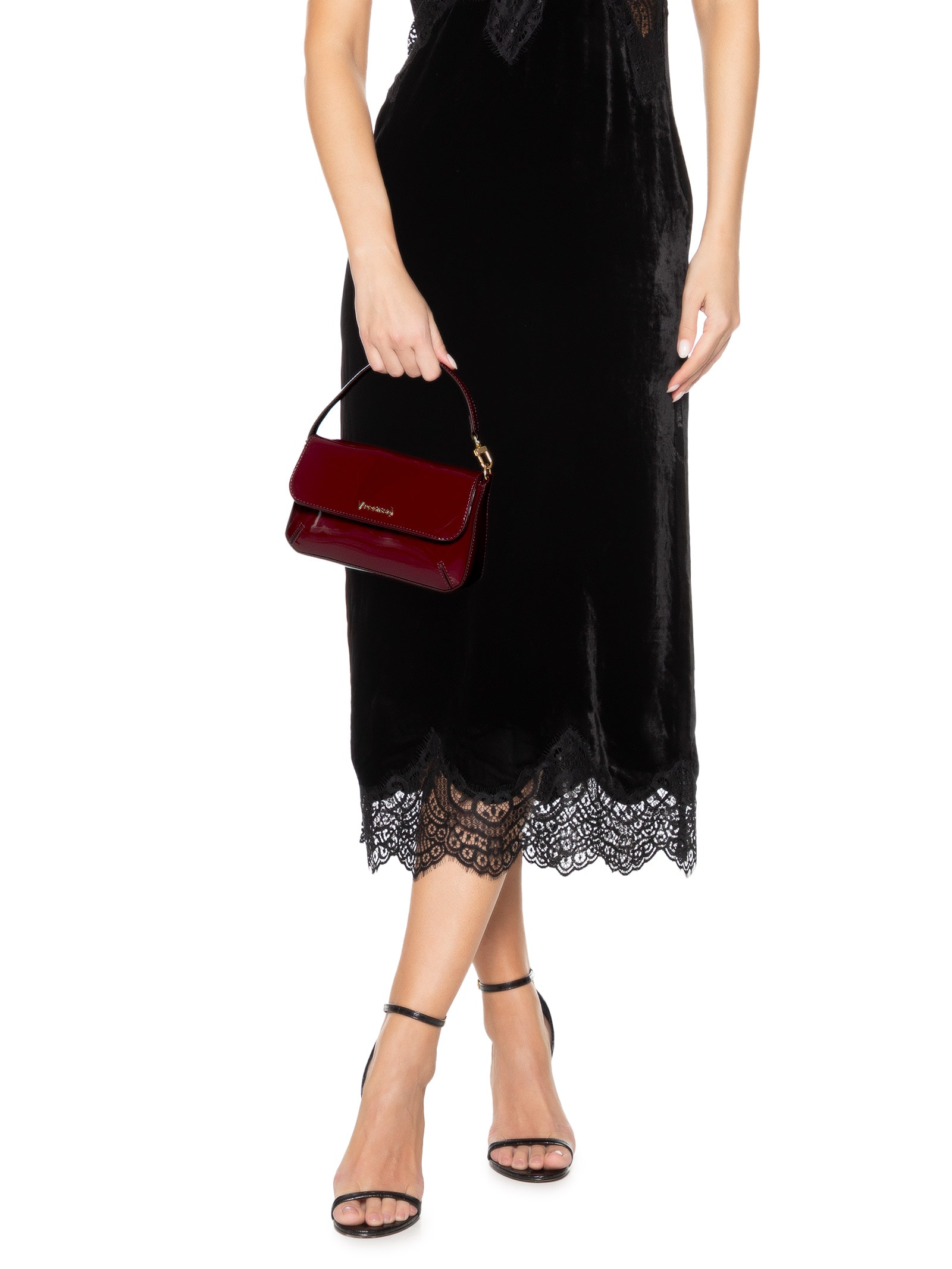 Bolsa Feminina Tiracolo Cíntia Pequena Vinho Vicenza