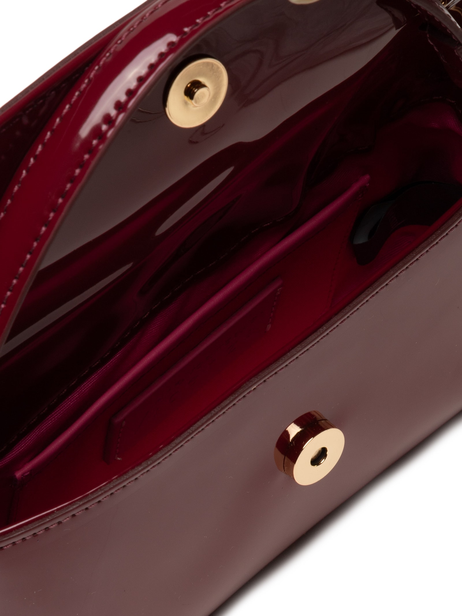 Bolsa Feminina Tiracolo Cíntia Pequena Vinho Vicenza