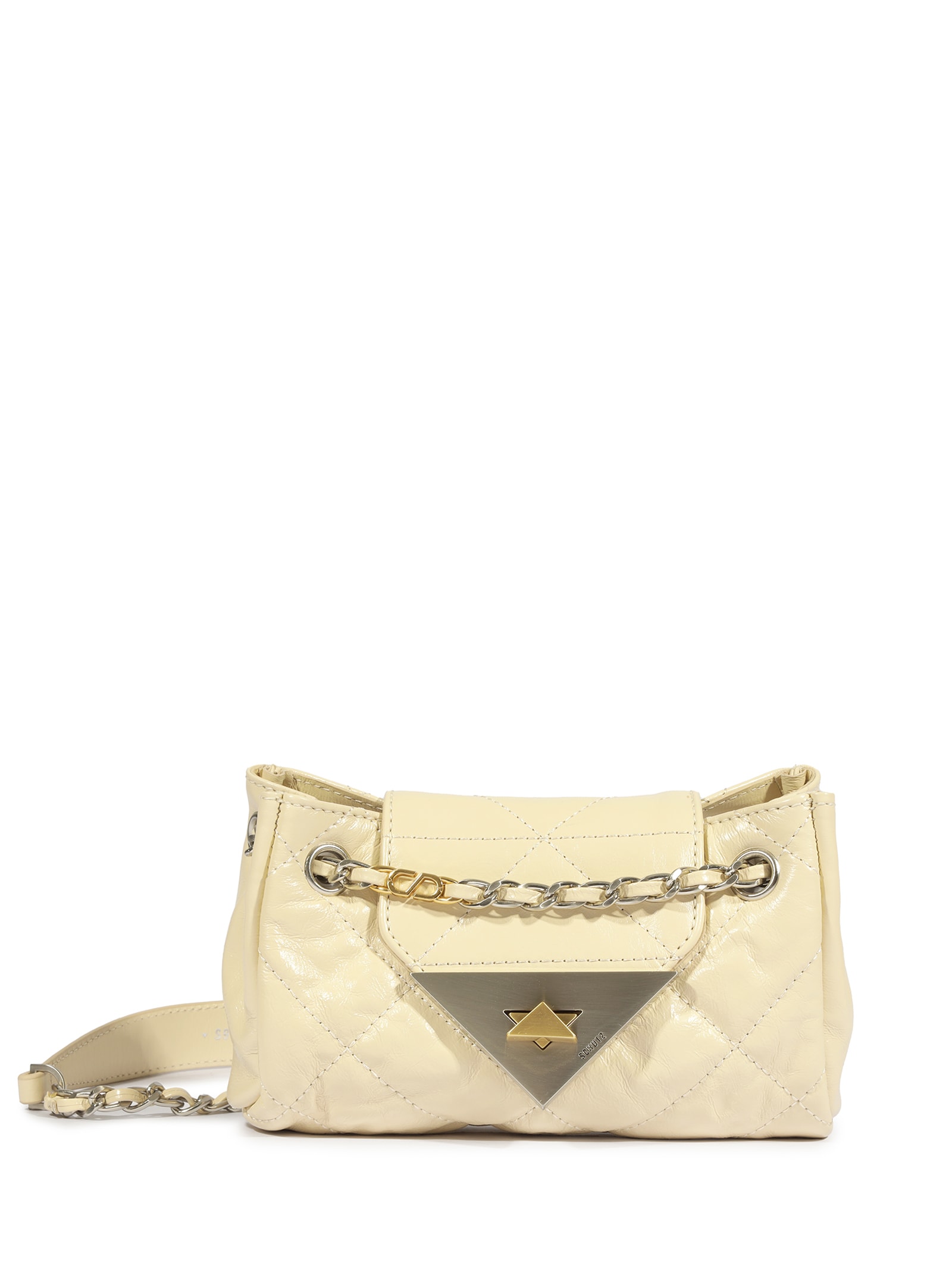 Bolsa Feminina Tiracolo Couro Branco Schutz