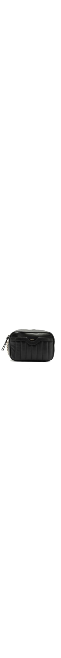 Bolsa Feminina Tiracolo Couro Francine Pequena - Preto