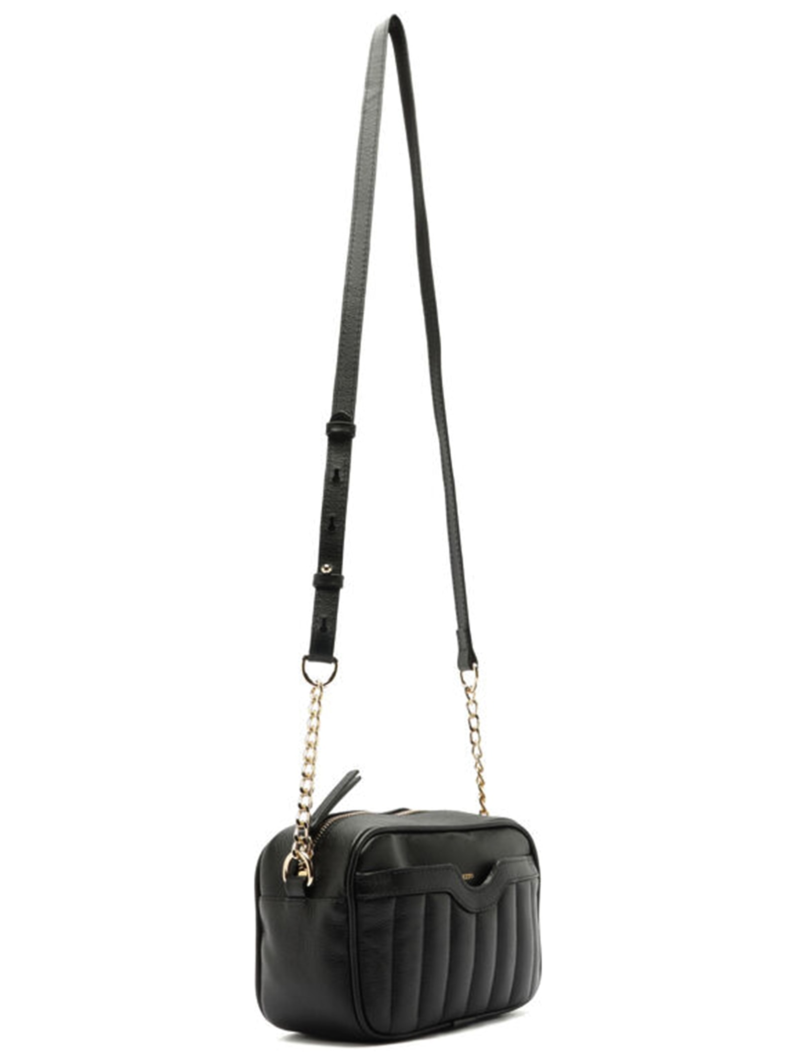 Bolsa Feminina Tiracolo Couro Francine Pequena Preto Arezzo