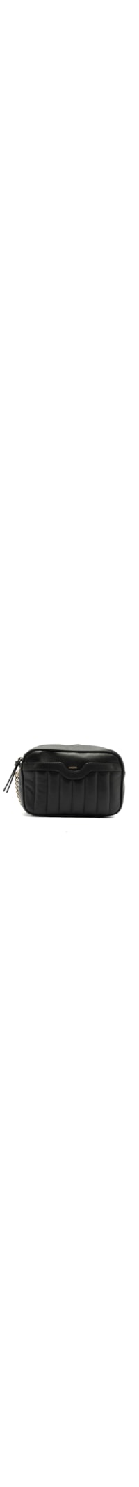 Bolsa Feminina Tiracolo Couro Francine Pequena - Preto