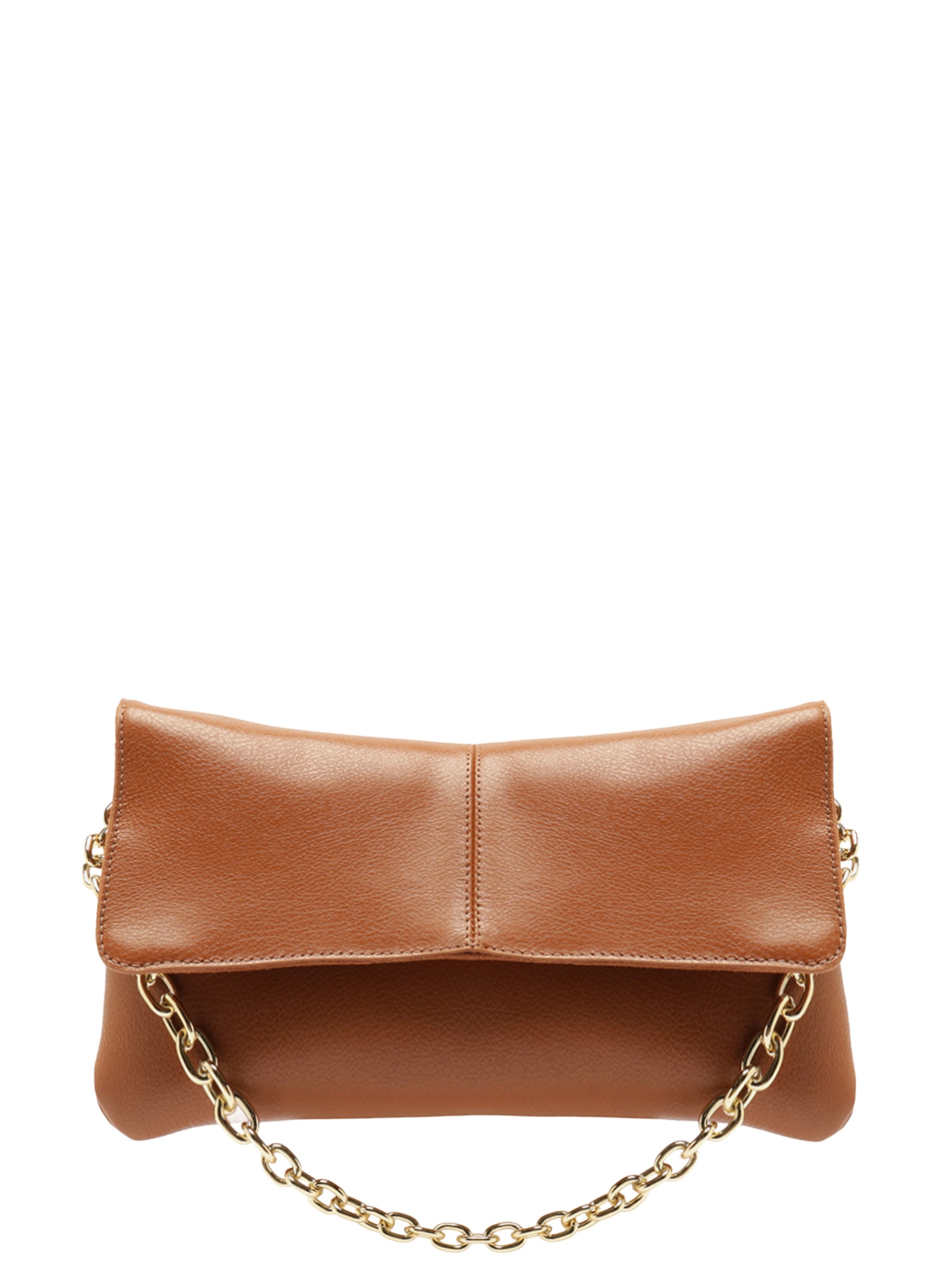 Bolsa Feminina Tiracolo Couro Média Corrente Marrom Arezzo