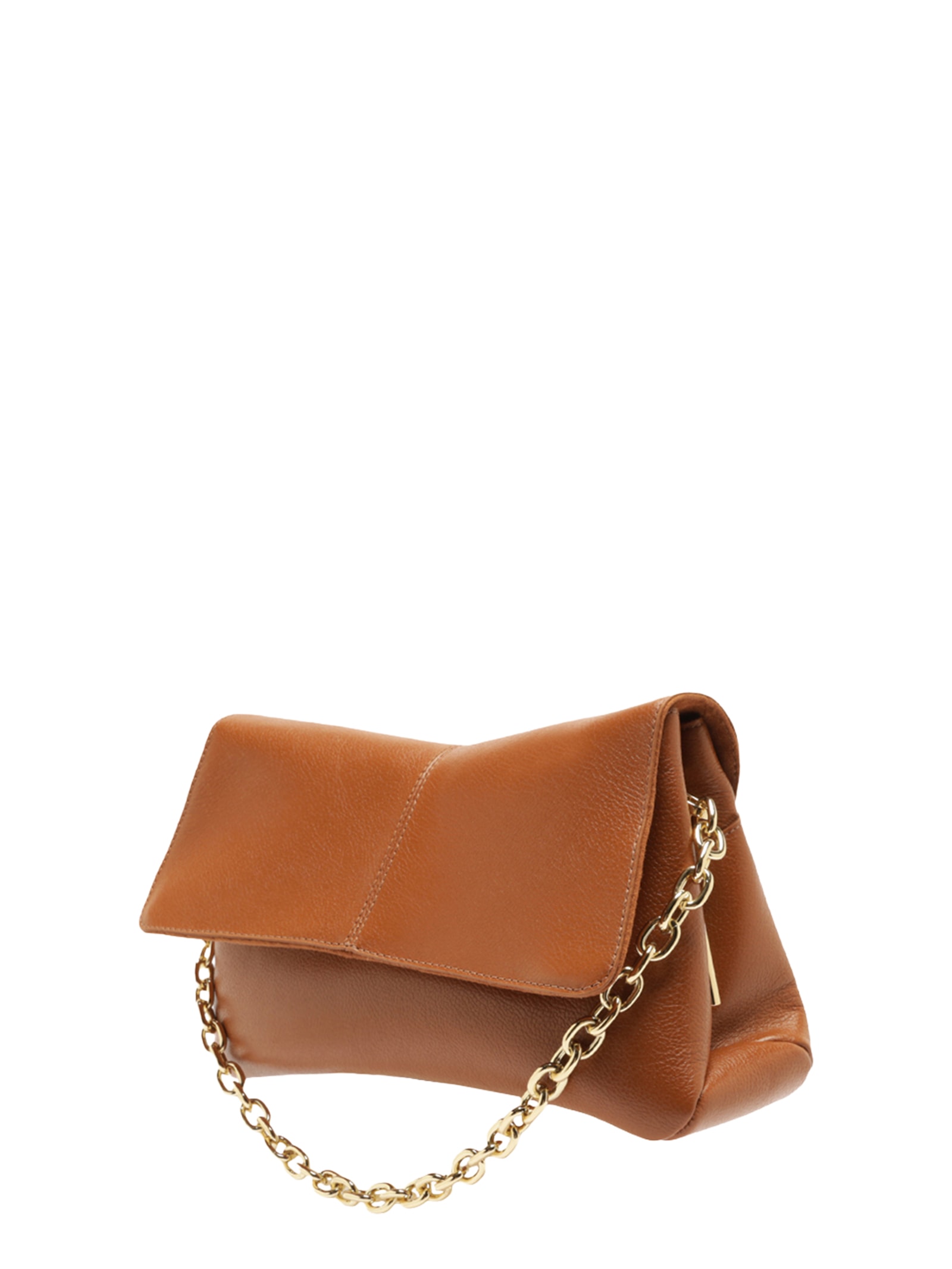 Bolsa Feminina Tiracolo Couro Média Corrente Marrom Arezzo
