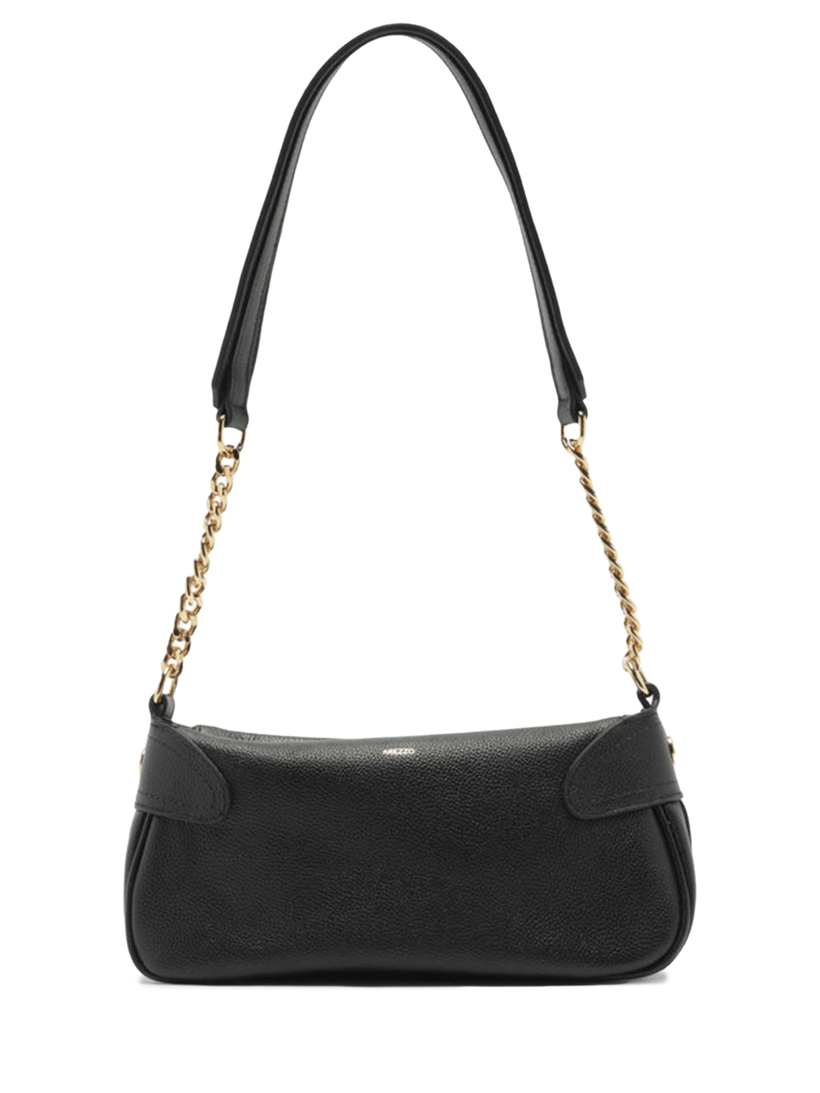 Bolsa Feminina Tiracolo Couro Média Corrente Preto Arezzo