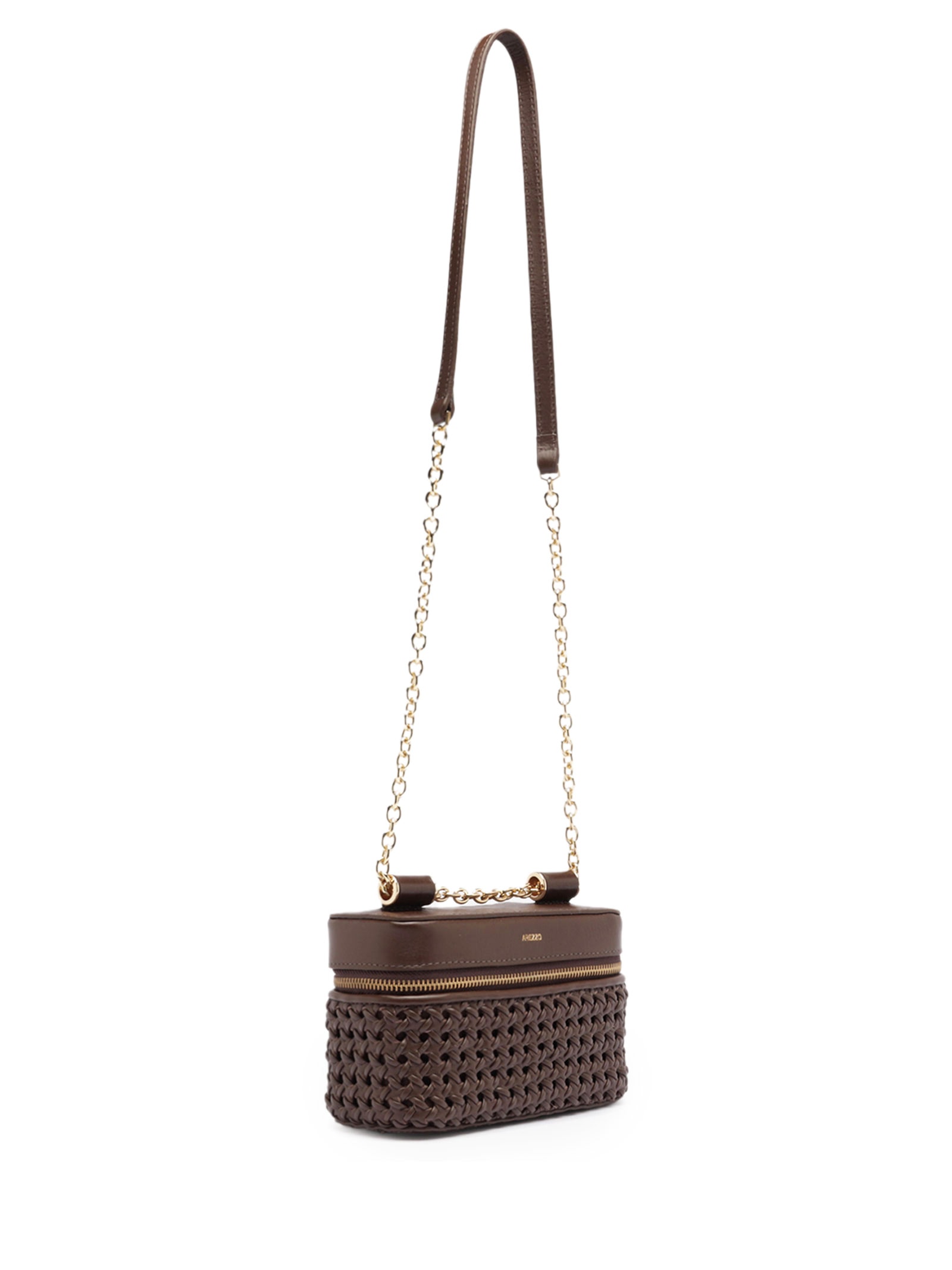 Bolsa Feminina Tiracolo Couro Média Marrom Arezzo