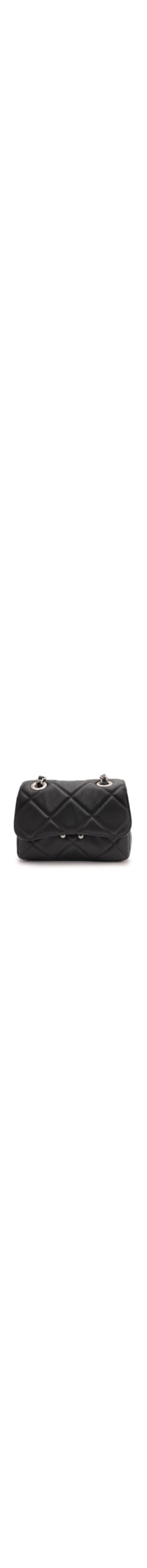 Bolsa Feminina Tiracolo Couro Mizz Pequena - Preto