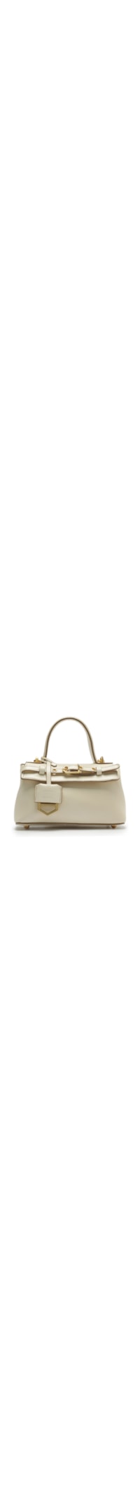 Bolsa Feminina Tiracolo Couro Pequena Bag Charm Victória - Off White