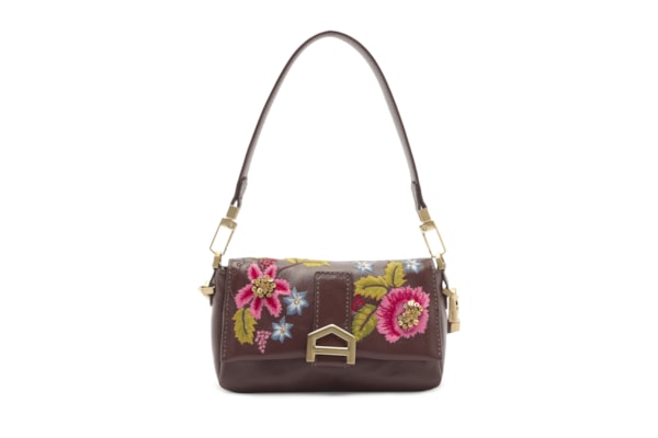 Bolsa Feminina Tiracolo Couro Pequena - Marrom