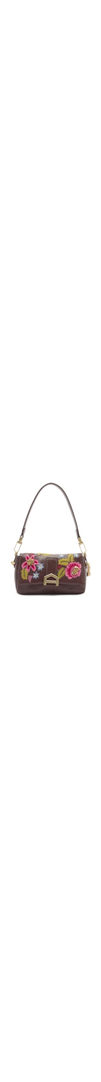 Bolsa Feminina Tiracolo Couro Pequena - Marrom