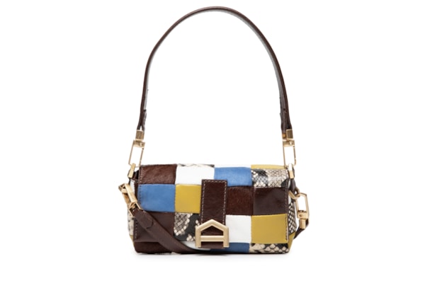 Bolsa Feminina Tiracolo Couro Pequena - Marrom
