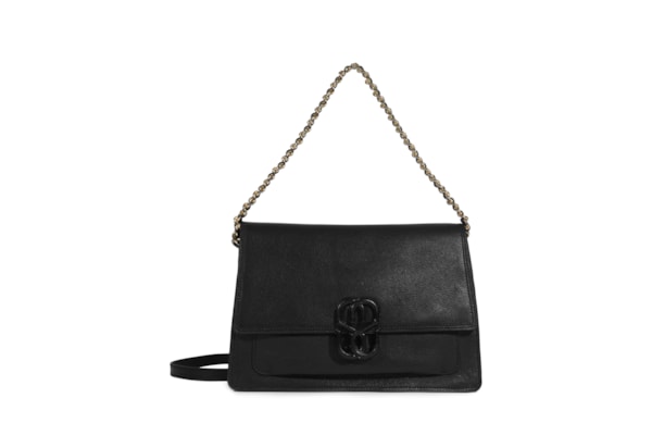 Bolsa Feminina Tiracolo Couro - Preto