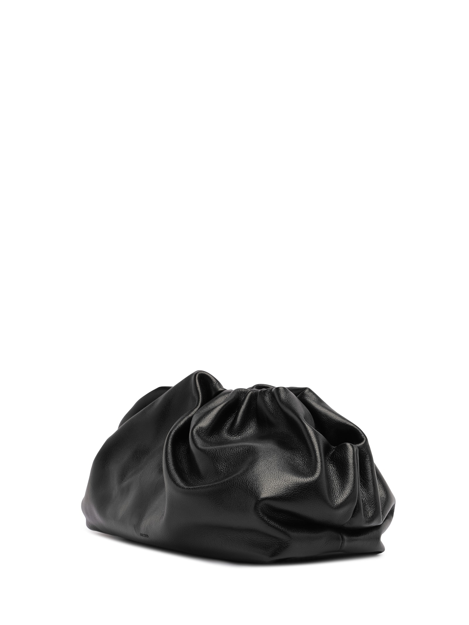 Bolsa Feminina Tiracolo Couro Smashed Média Preto Arezzo