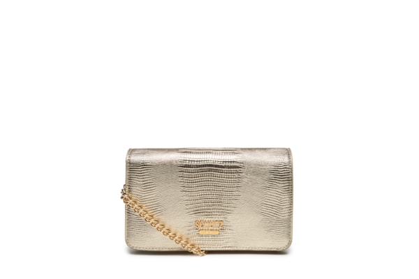 Bolsa Feminina Tiracolo Crossbody Sophia Pequena - Dourado