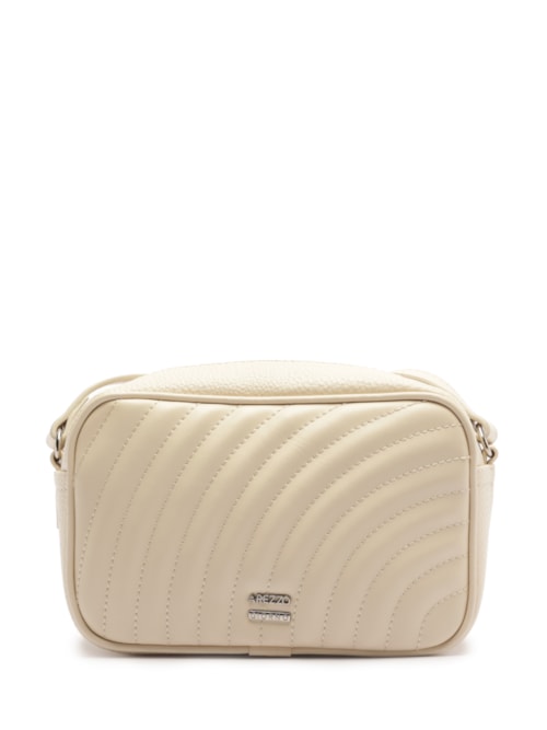 Bolsa Feminina Tiracolo Elisa Pequena Matelassê – Branco