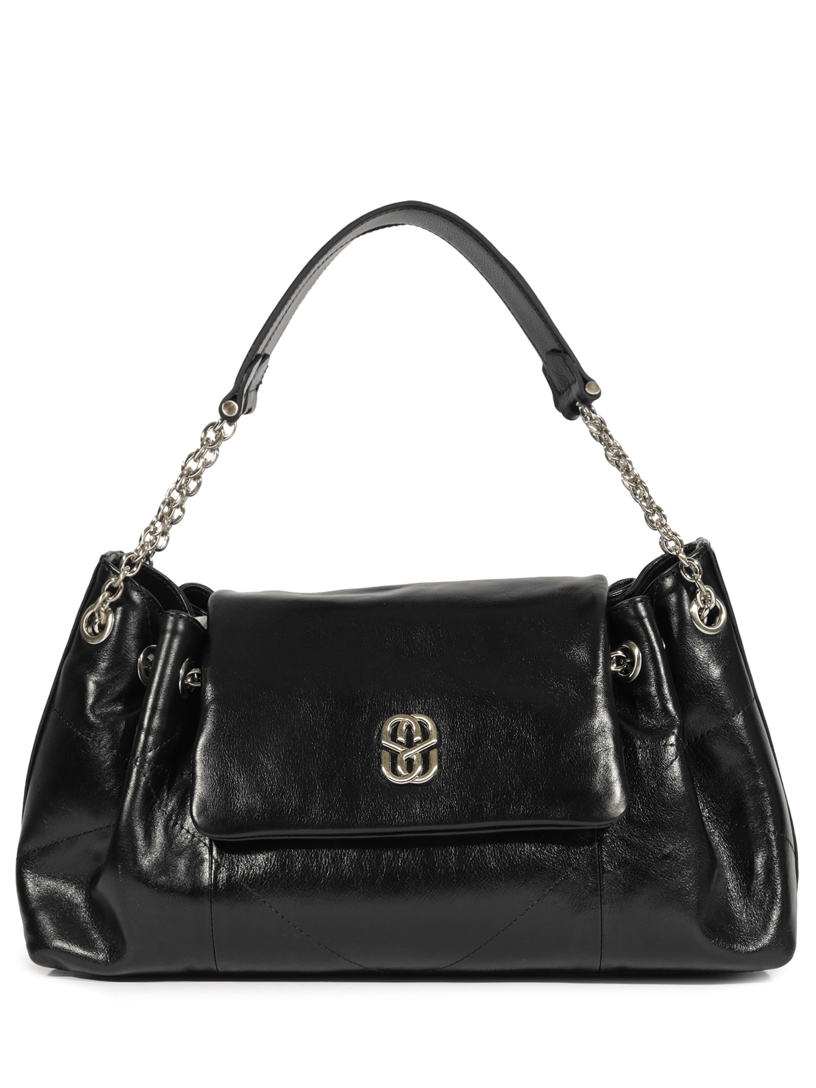 Bolsa Feminina Tiracolo Elodie Media Couro Preto Schutz