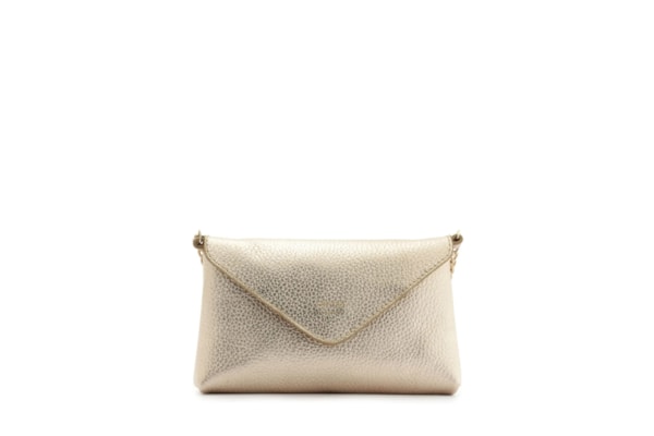 Bolsa Feminina Tiracolo Giorno Pequena Envelope - Dourado
