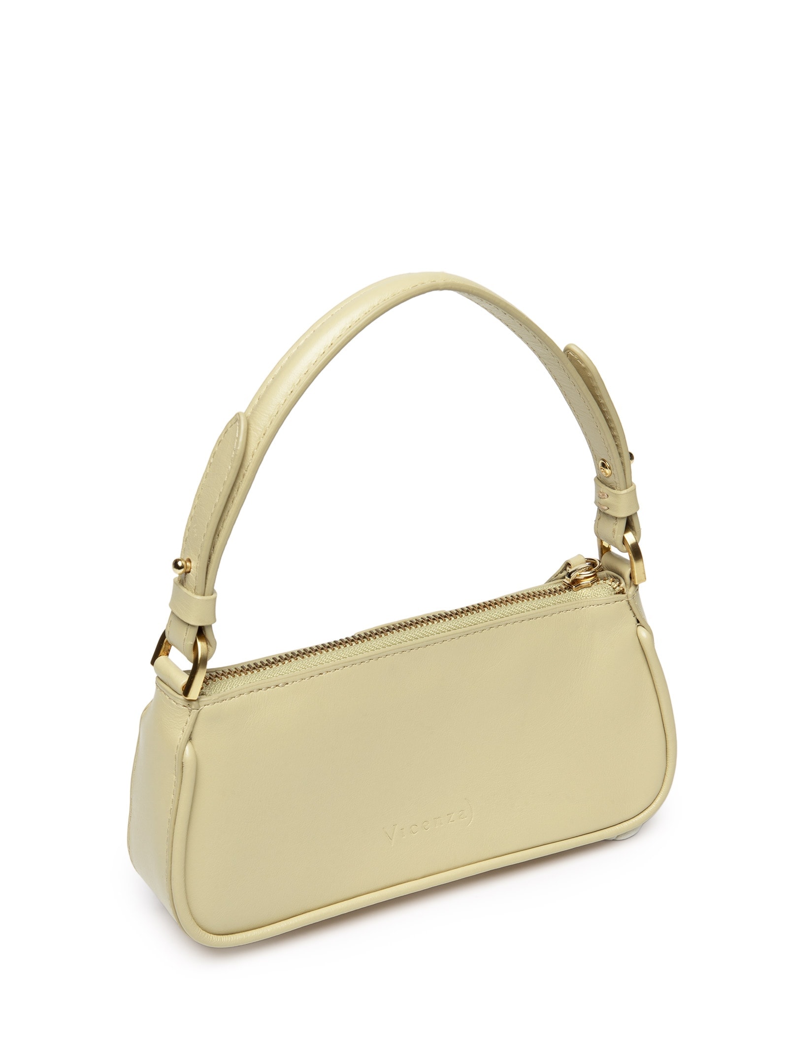 Bolsa Feminina Tiracolo Giulia Mini Pequena Bege Vicenza