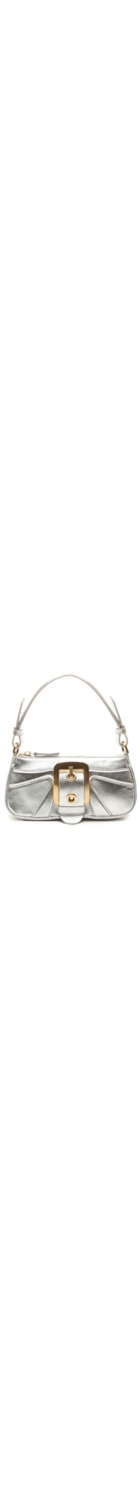 Bolsa Feminina Tiracolo Giulia Mini Pequena - Prateado