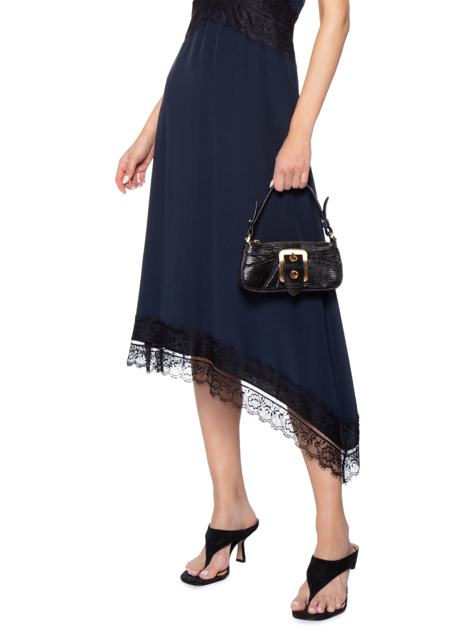 Bolsa Feminina Tiracolo Giulia Mini Pequena Preto Vicenza