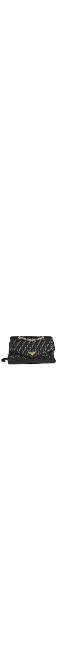 Bolsa Feminina Tiracolo Grande 944 Couro - Preto