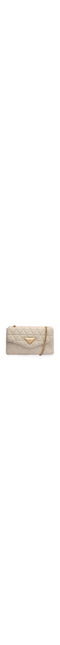 Bolsa Feminina Tiracolo Grande Couro - Off White