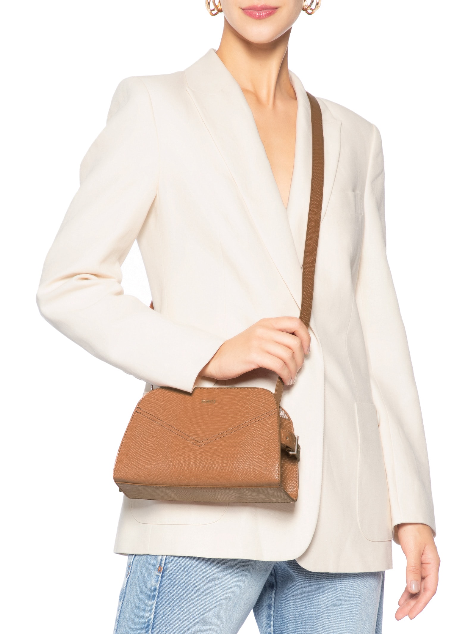 Bolsa Feminina Tiracolo Hazel Pequena - Marrom - Schutz