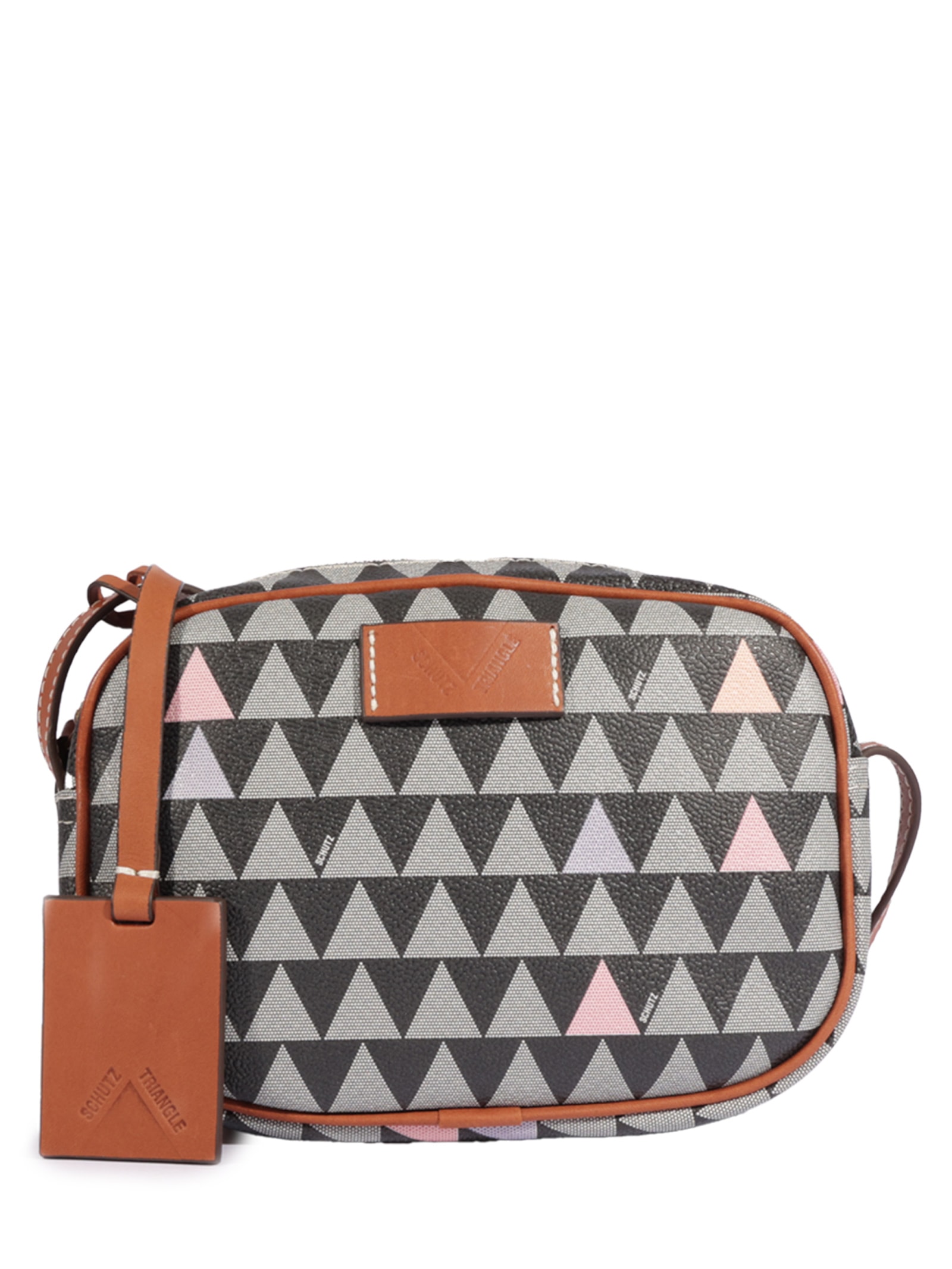 Bolsa Feminina Tiracolo Kate New Triangle Preto Schutz