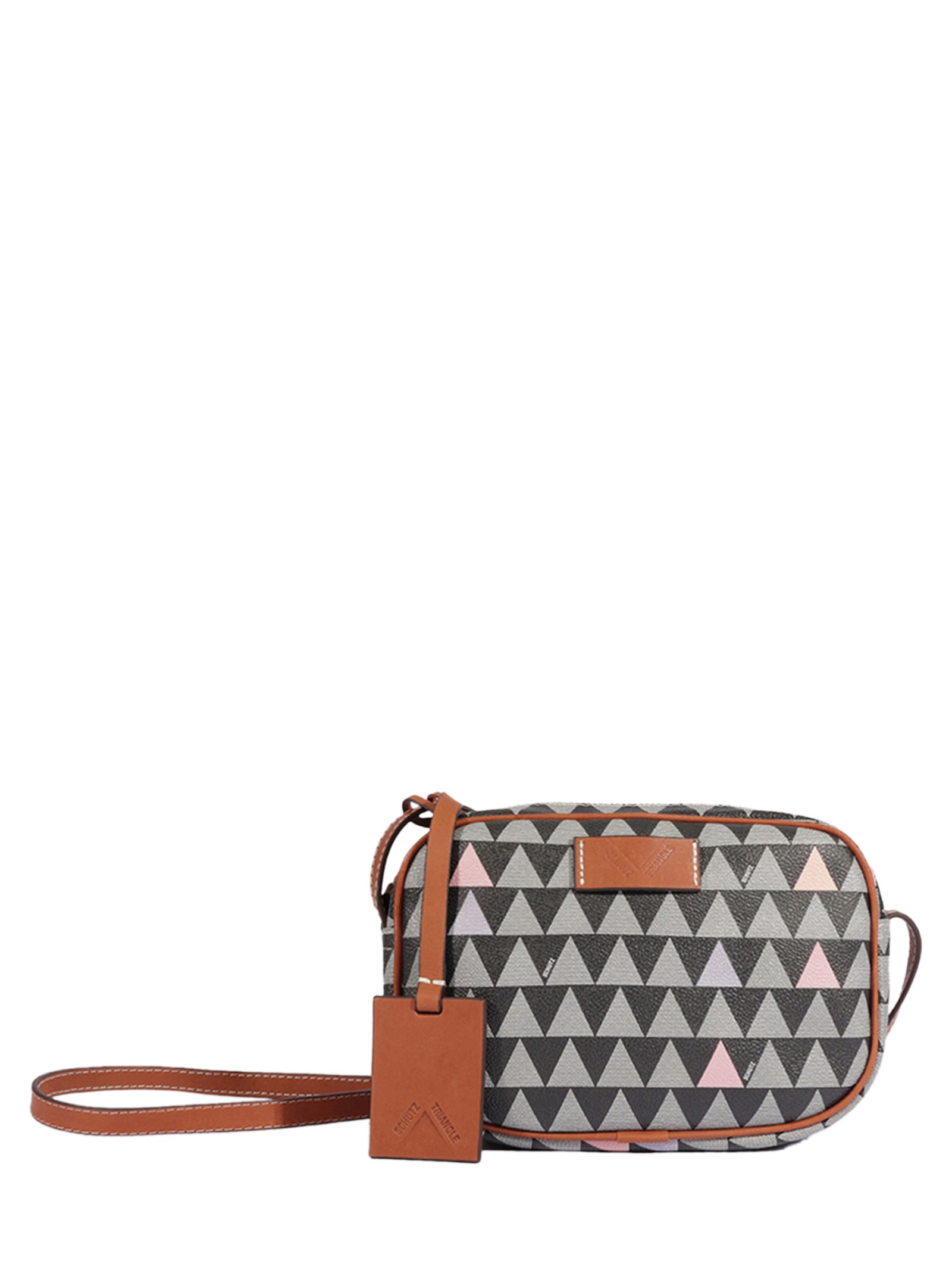 Bolsa Feminina Tiracolo Kate New Triangle Preto Schutz