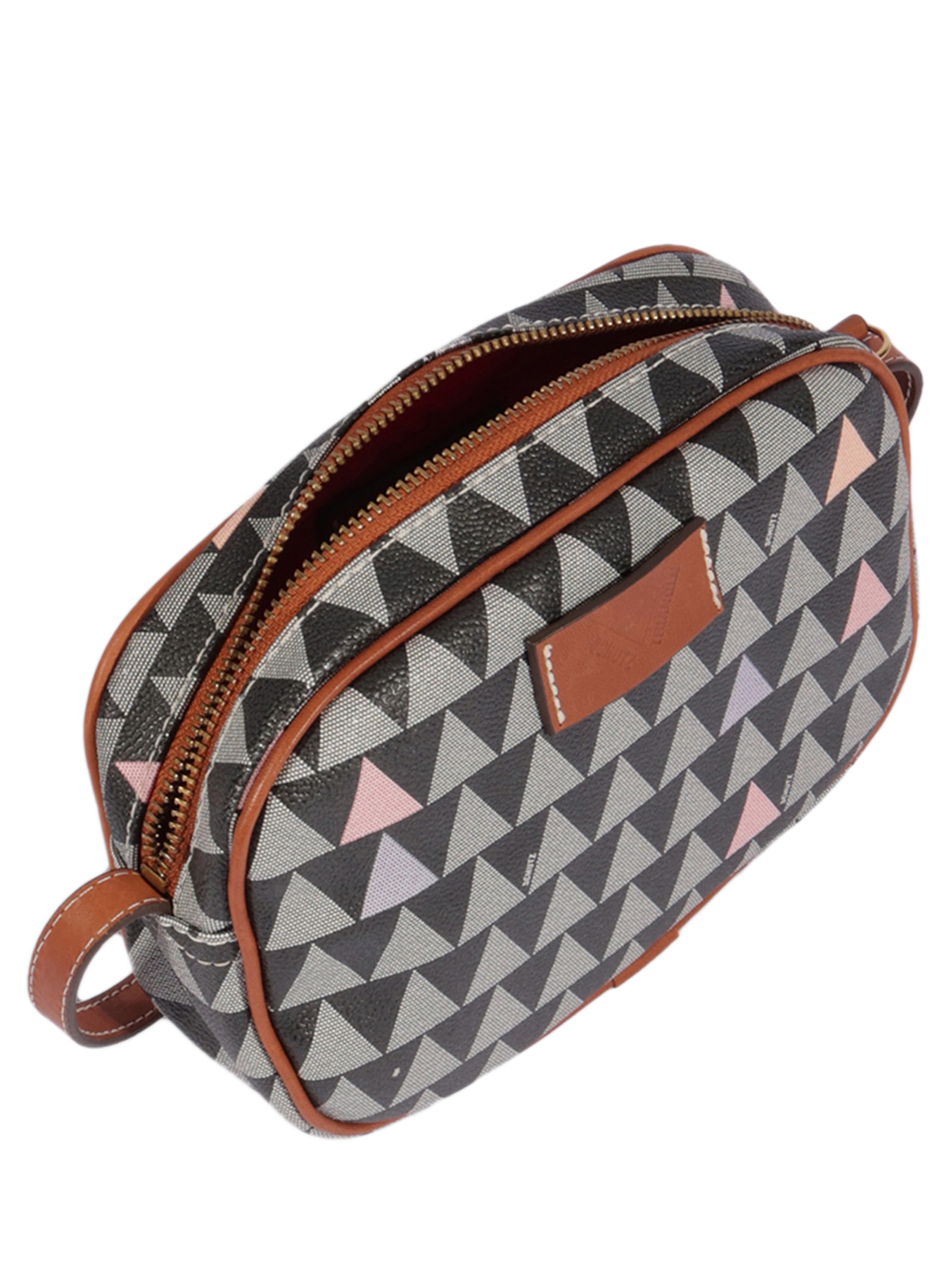 Bolsa Feminina Tiracolo Kate New Triangle Preto Schutz