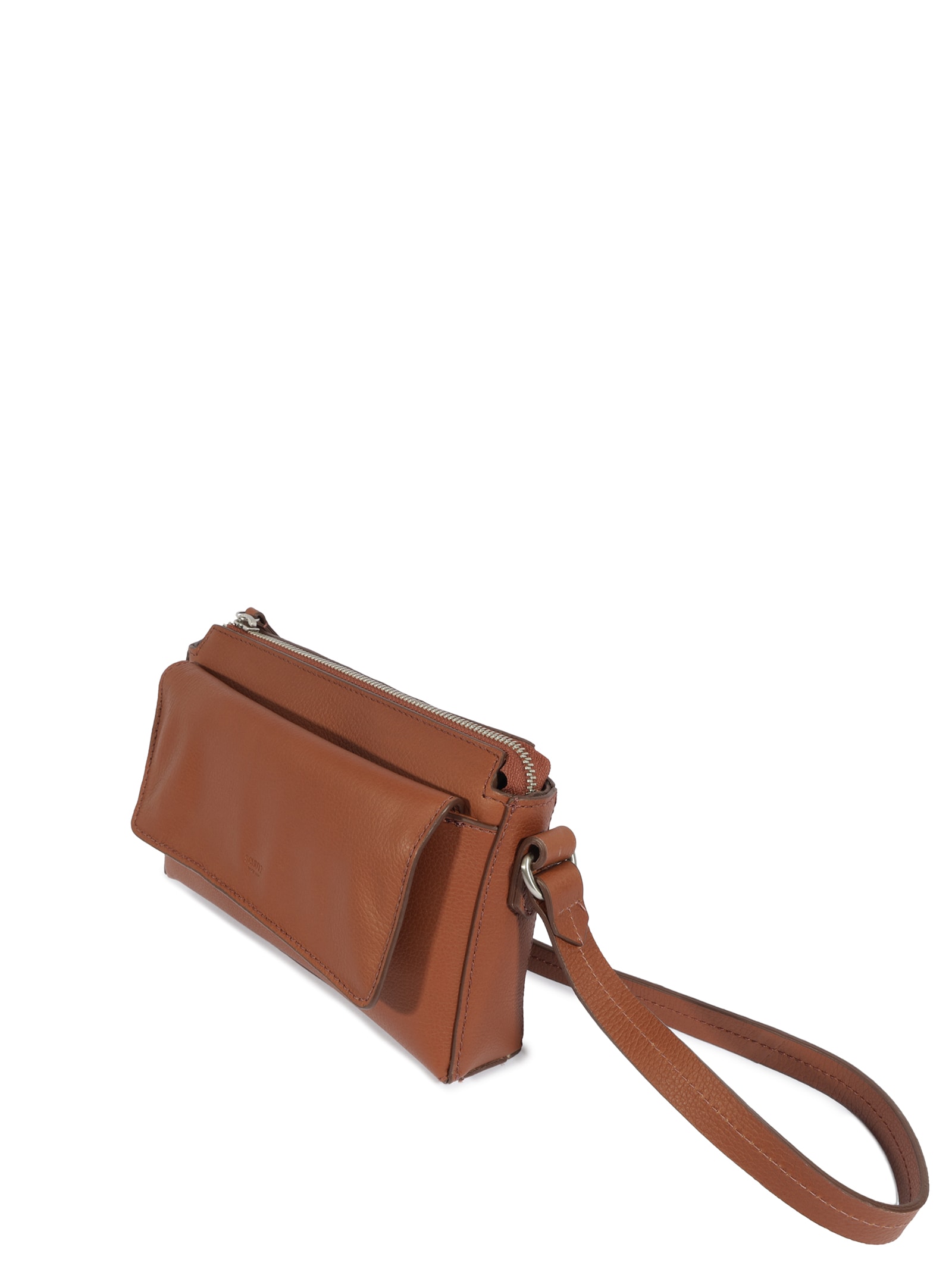 Bolsa Feminina Tiracolo Liah Couro Marrom Schutz