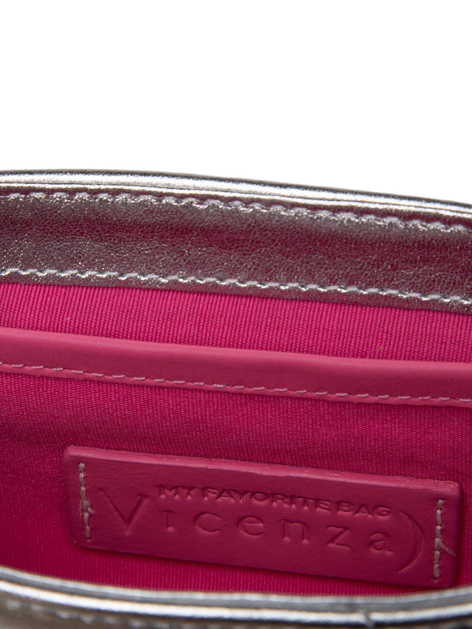 Bolsa Feminina Tiracolo Lily Pequena Prateado Vicenza