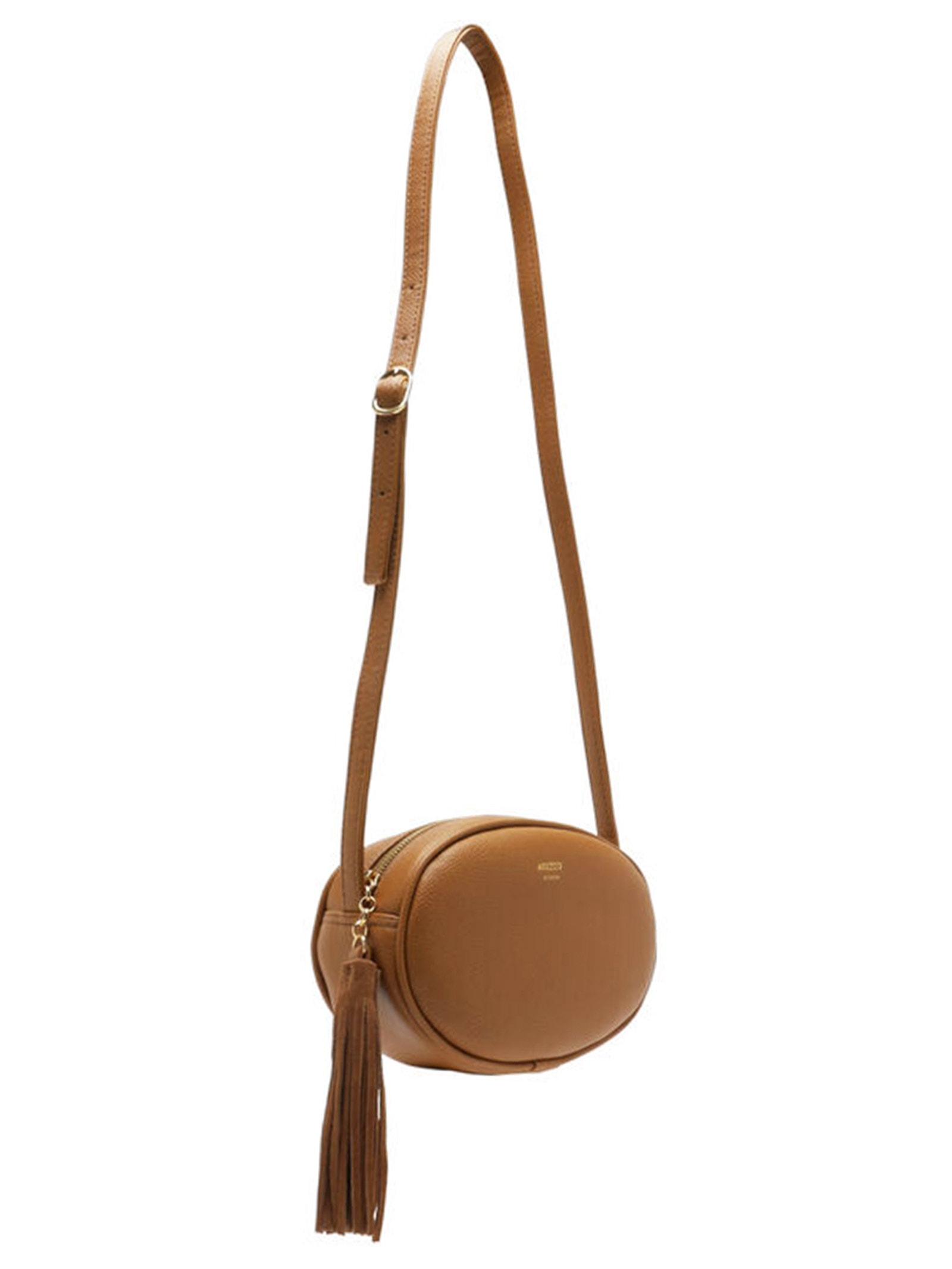 Bolsa Feminina Tiracolo Média Arredondada Barbicacho Marrom Arezzo
