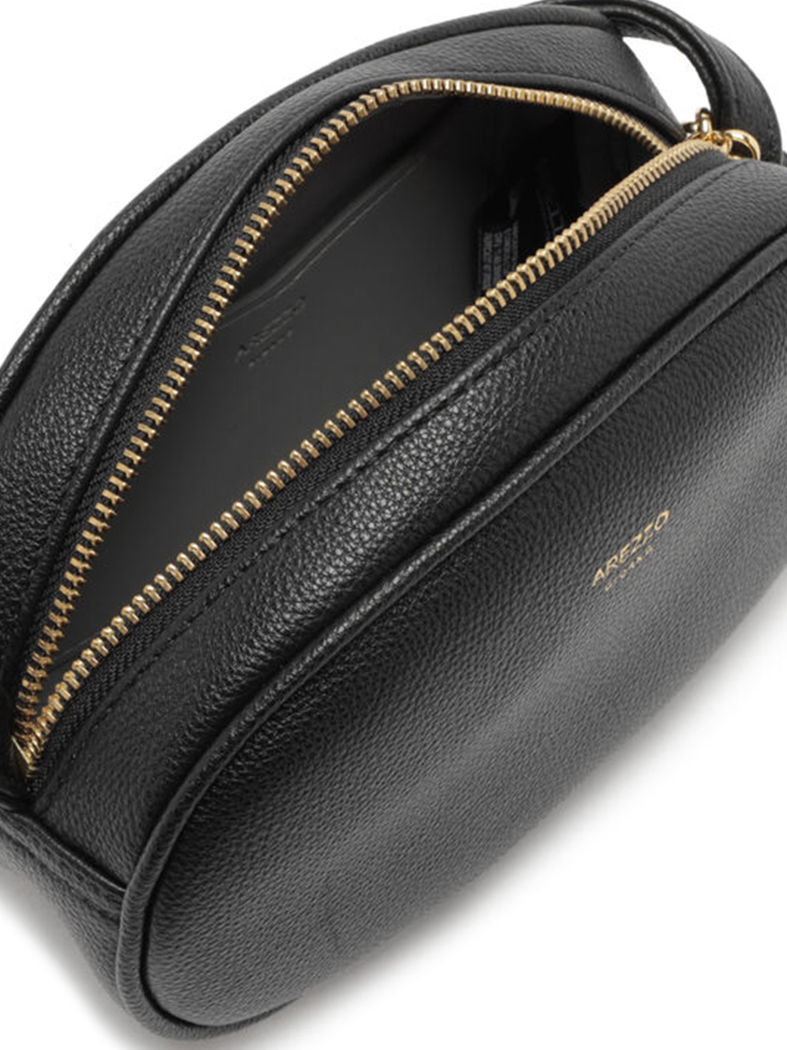 Bolsa Feminina Tiracolo Média Arredondada Barbicacho Preto Arezzo