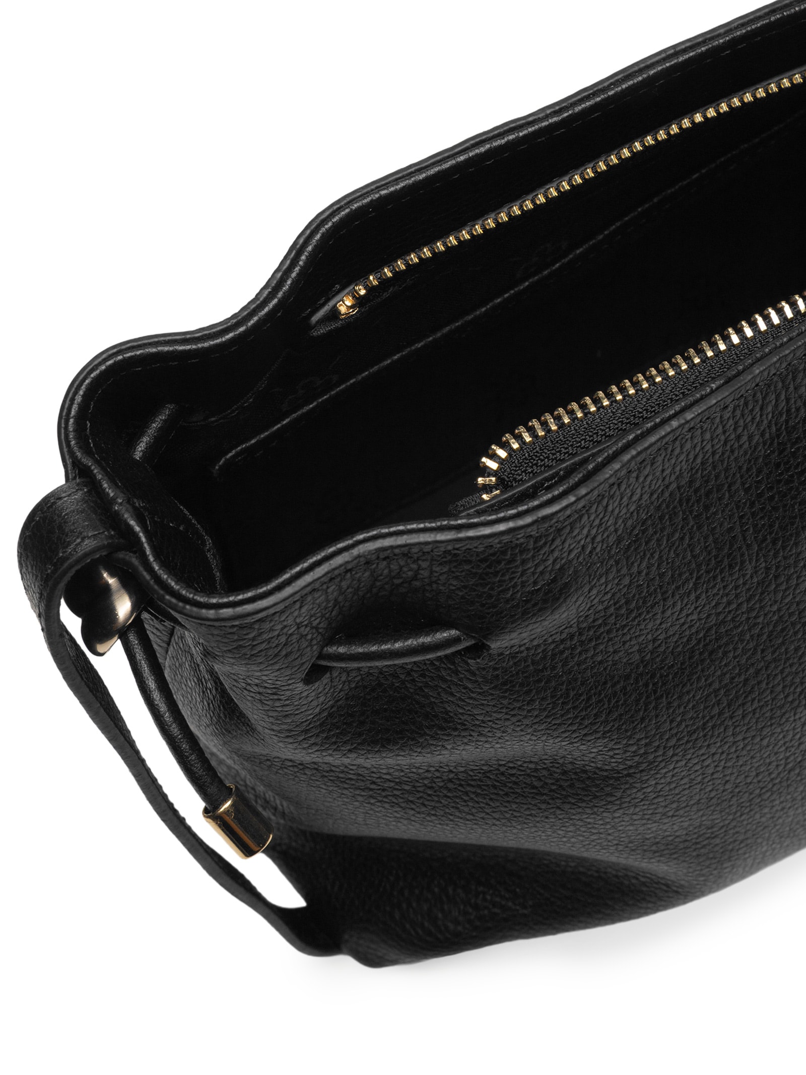 Bolsa Feminina Tiracolo Média Artigiano Bag Preto Capodarte