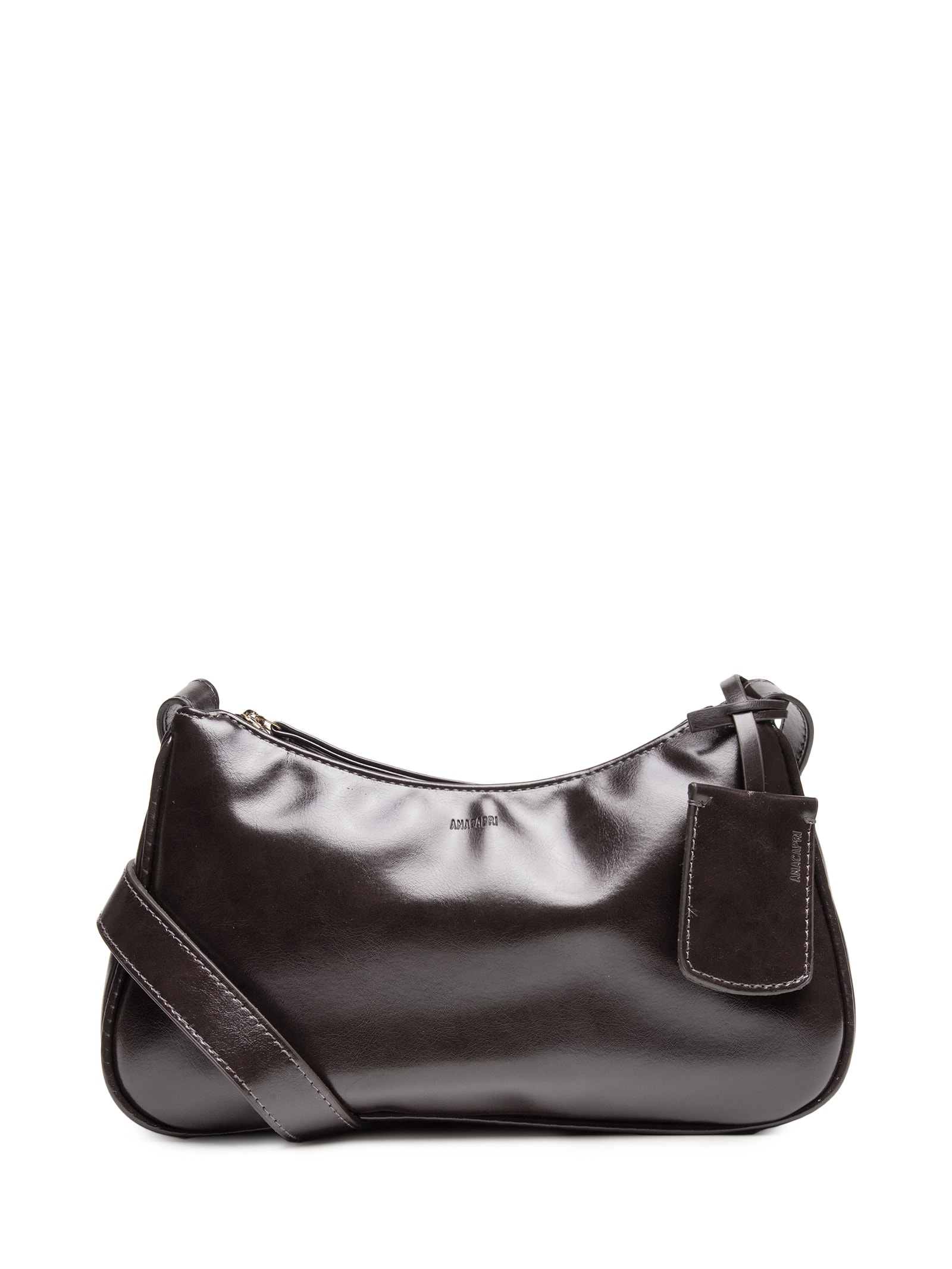 Bolsa Feminina Tiracolo Média Bag Charm Marrom Anacapri