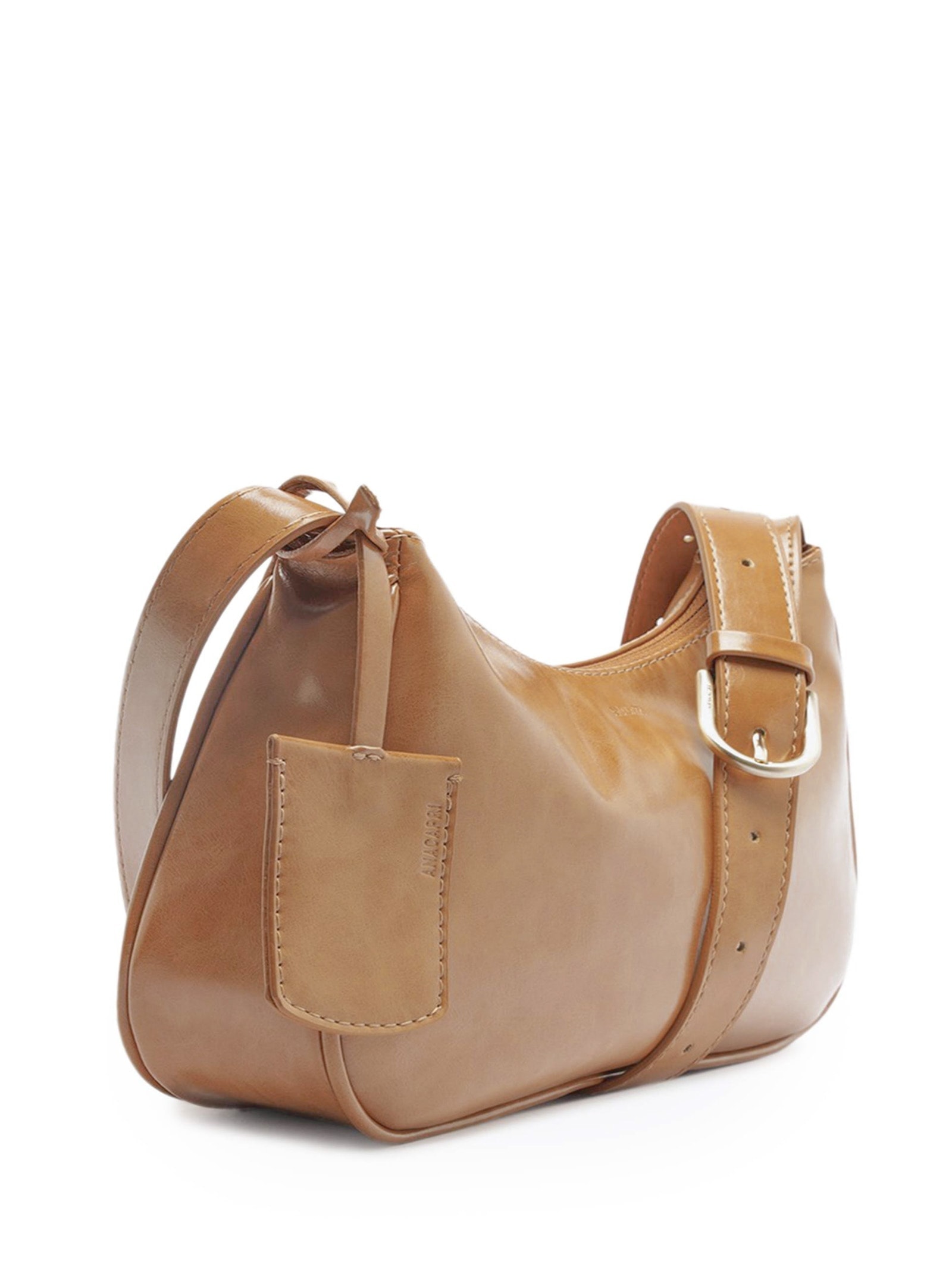 Bolsa Feminina Tiracolo Média Bag Charm Marrom Anacapri