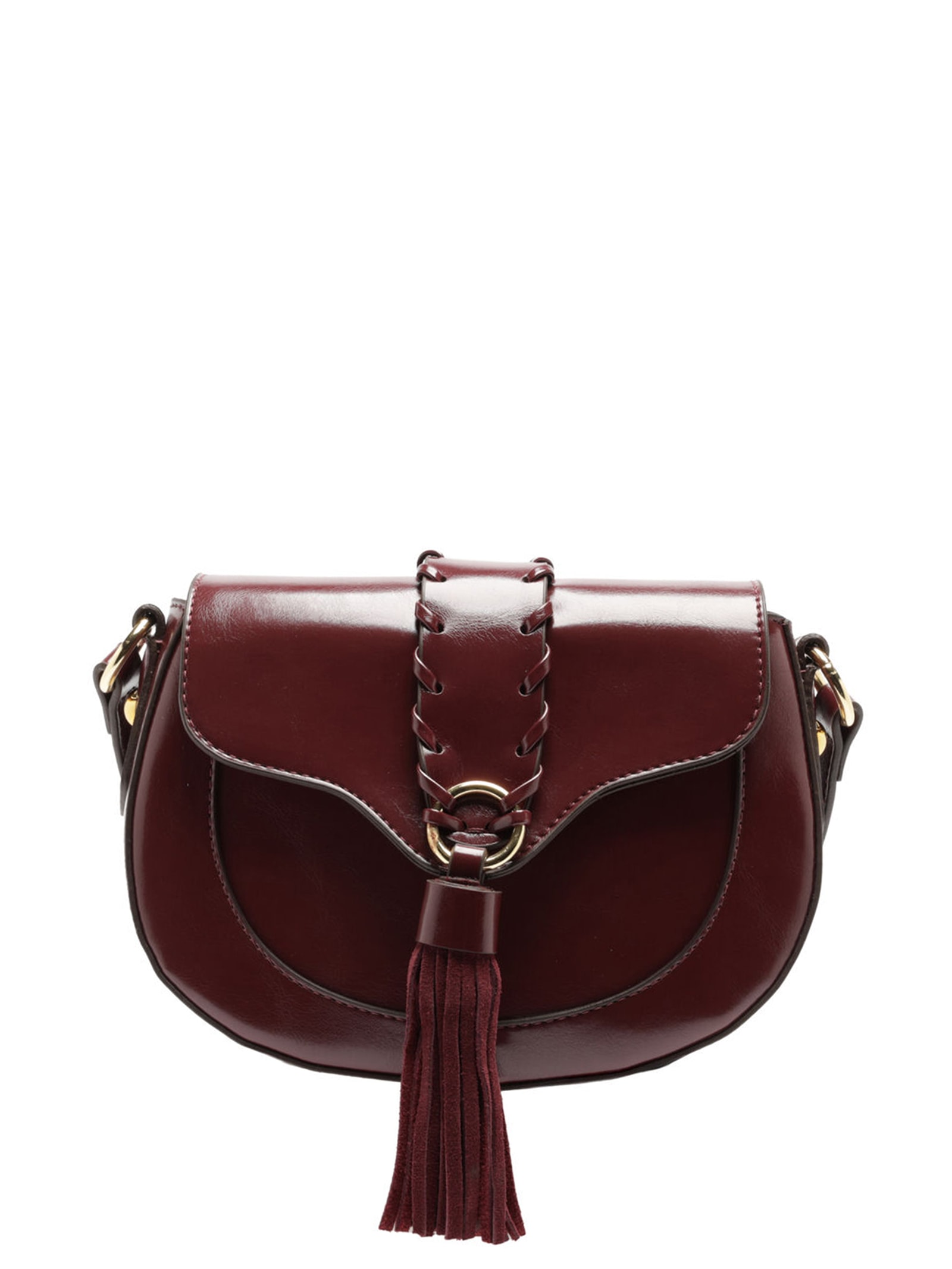 Bolsa Feminina Tiracolo Média Barbicacho Vinho Arezzo