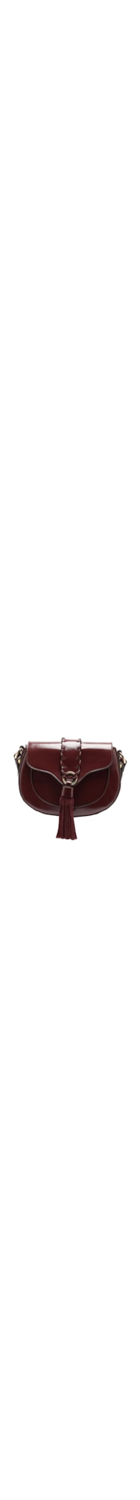 Bolsa Feminina Tiracolo Média Barbicacho - Vinho